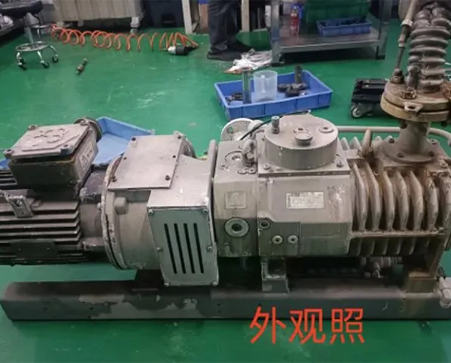 真空鍍膜機真空泵漏油轉子移位故障維修保養